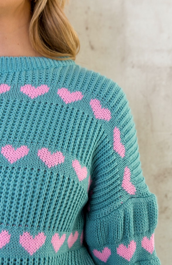 Hartjes Trui Mint Roze – shoparchief, foto 5