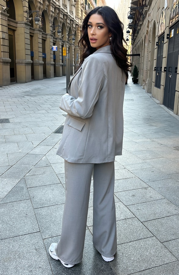 High Waist Pantalon Grey – shoparchief, foto 3
