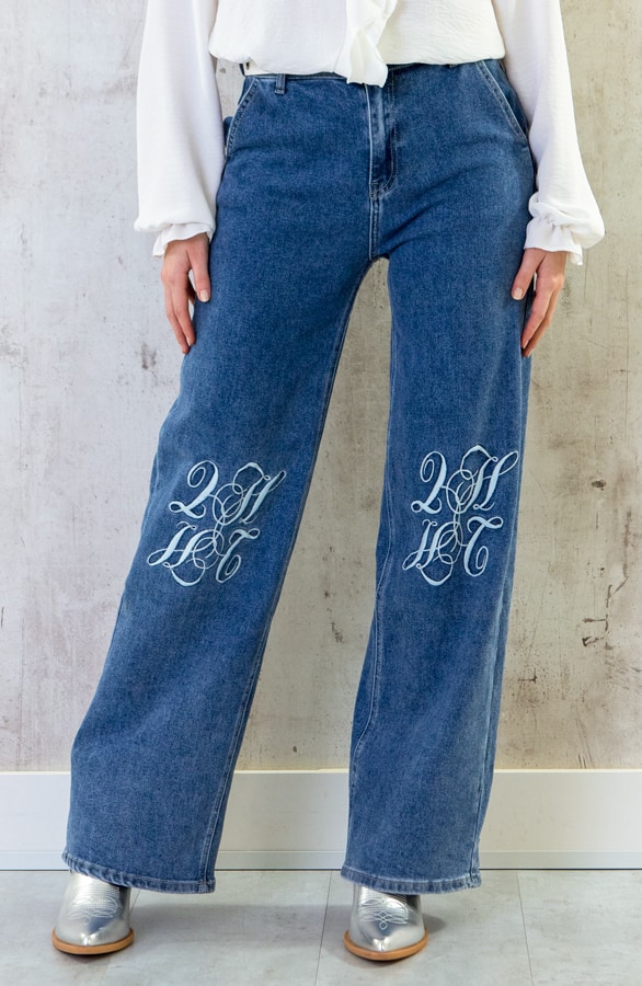 High Waisted Jeans Wide Leg Love, Shoparchiv