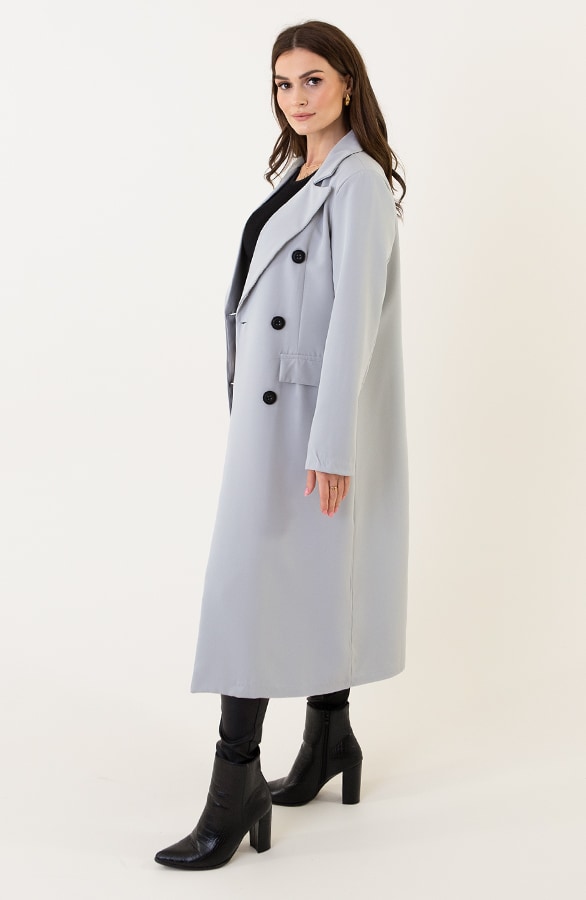 Lange Blazer Grijs – shoparchief, foto 2