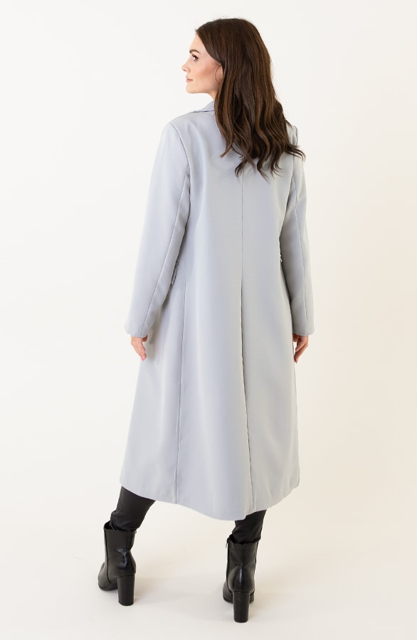 Lange Blazer Grijs – shoparchief, foto 3