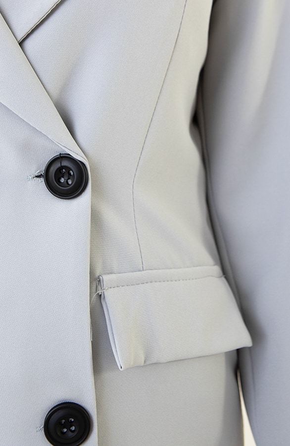 Lange Blazer Grijs – shoparchief, foto 5