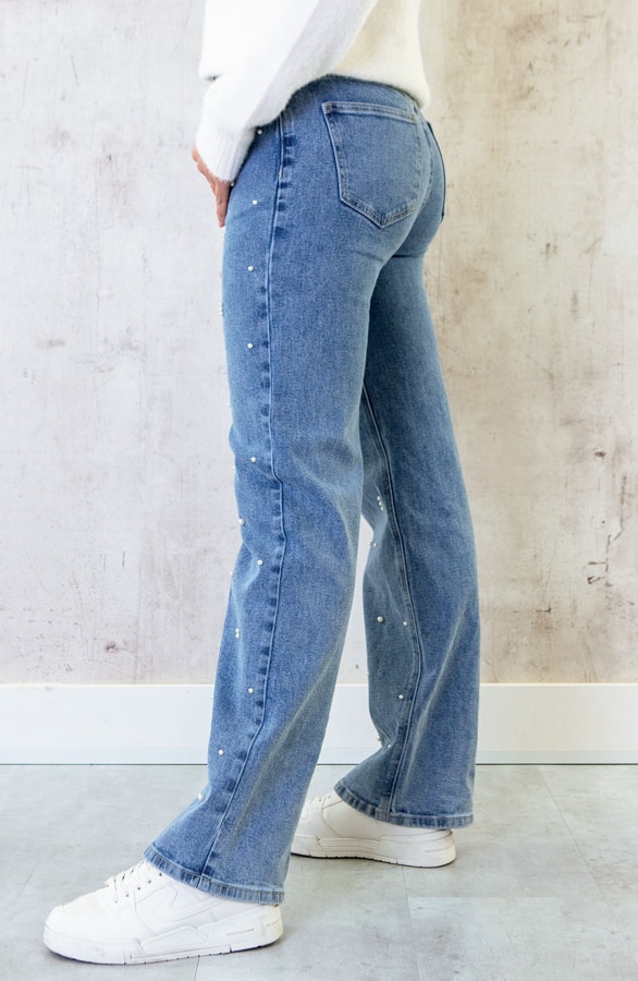 Limited Pearl Jeans High Waisted – shoparchief, foto 3