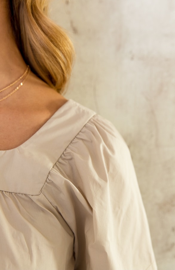 Musthave Strik Blouse Beige – shoparchief, foto 5