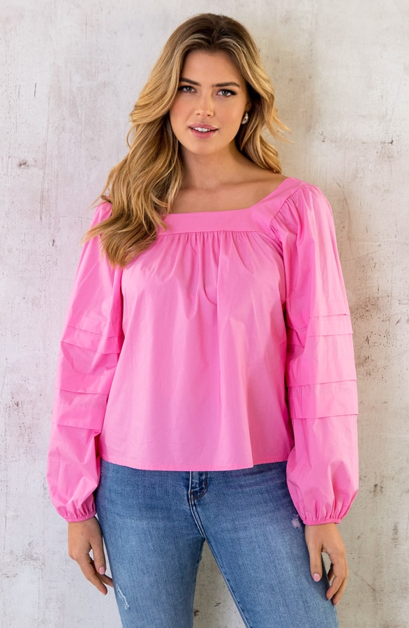 Musthave Strik Blouse Fuchsia – shoparchief, foto 2
