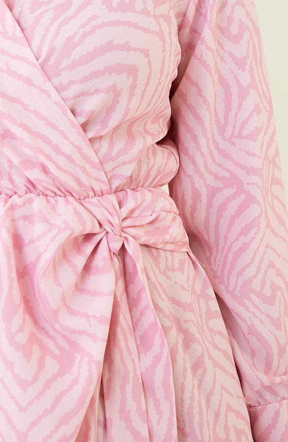 Overslag Jurk Pink – shoparchief, foto 6