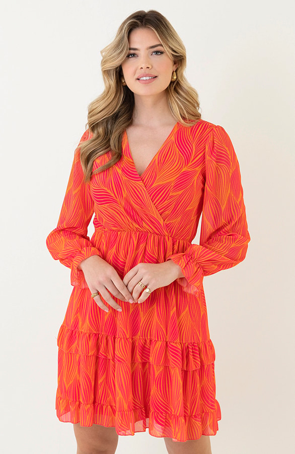 V-Hals Jurk Amante – shoparchief, foto 6