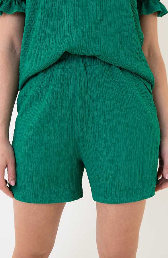 Smocked Short Sevilla Bright Green – shoparchief, foto 5