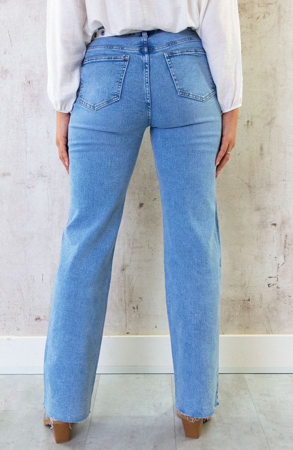 Strass Heart Jeans High Waist – shoparchief, foto 3