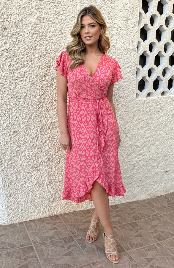Amore Jurk Midi Koraal – shoparchief, foto 2
