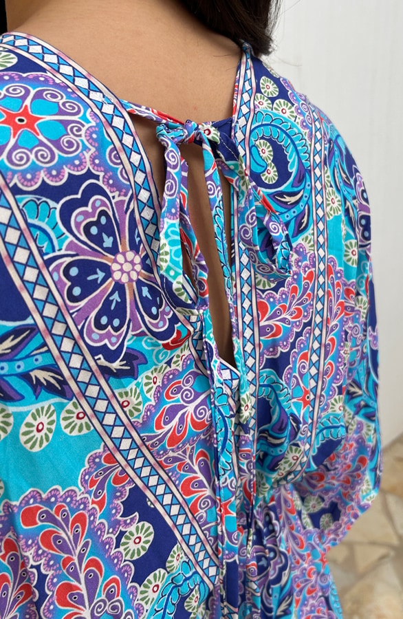 Bali Tuniek Katoen Kobalt – shoparchief, foto 6