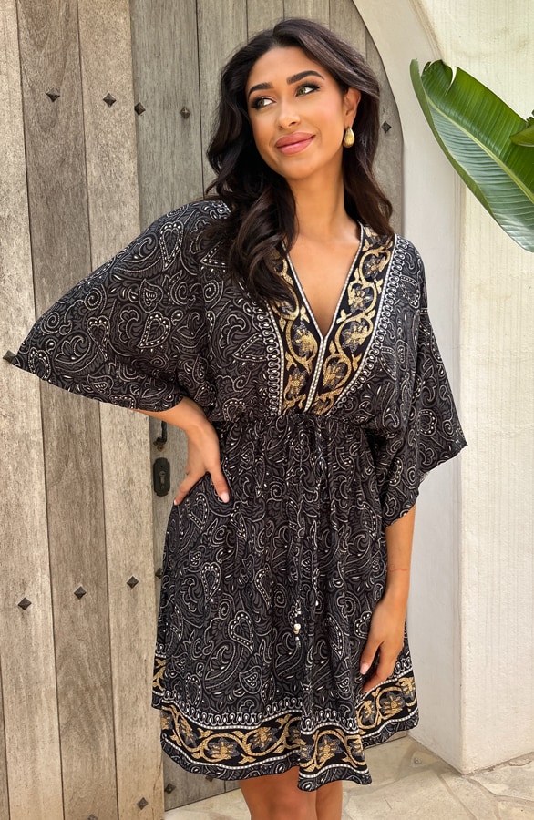Bali Tuniek Katoen Zwart – shoparchief