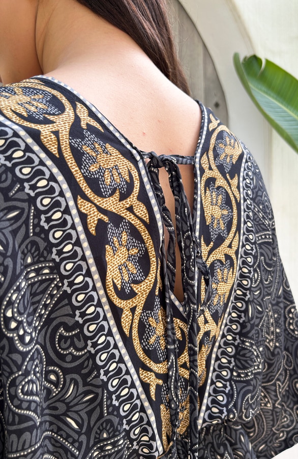 Bali Tuniek Katoen Zwart – shoparchief, foto 5