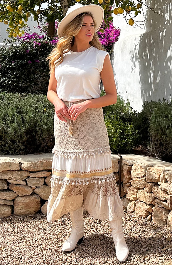 Bohemian Detailed Maxi Rock, Shoparchiv, Foto 4