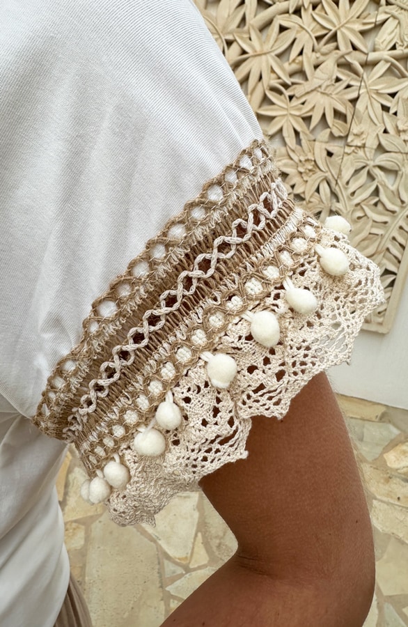 Boho Top Ibiza Detailed Sleeve – shoparchief, foto 5