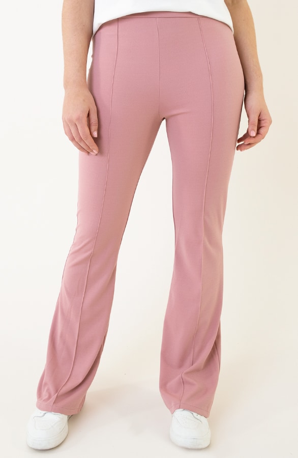 Detailed Flared Broek Dust Roze – shoparchief, foto 2