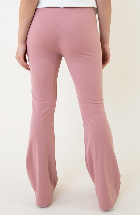 Detailed Flared Broek Dust Roze – shoparchief, foto 4
