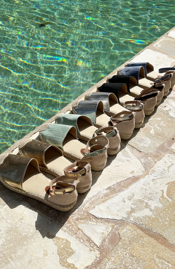 Espadrilles Suède Blauw – shoparchief, foto 4