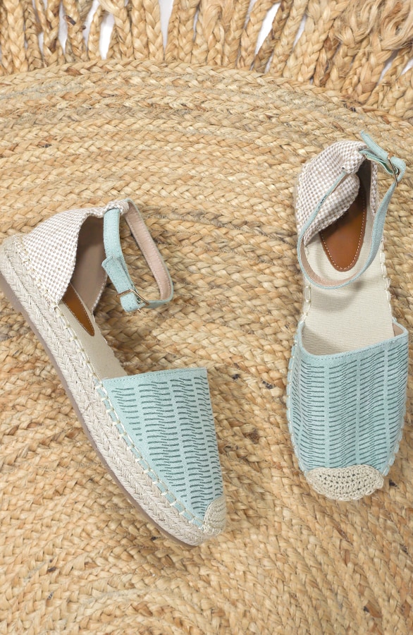 Espadrilles Suede Mint, Shoparchiv