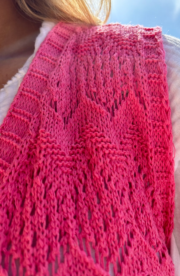 Gehaakt Gilet Candy Pink – shoparchief, foto 6