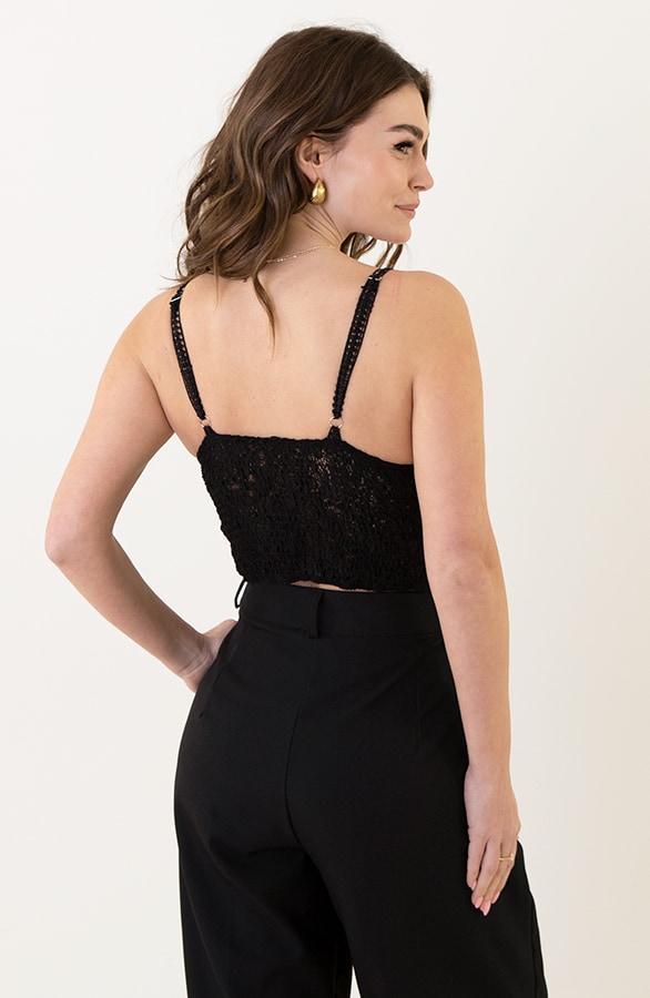 Lace Bralette Zwart – shoparchief, foto 2