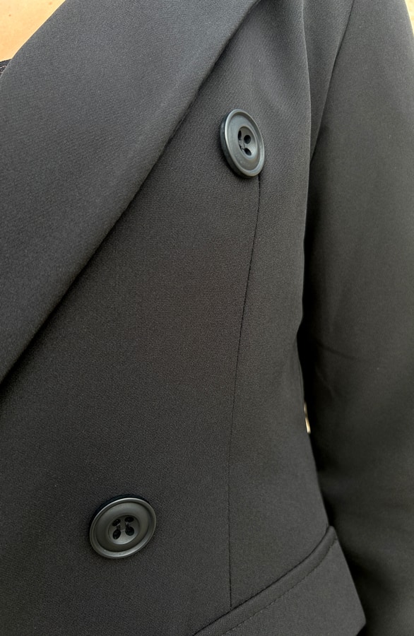 Lange Blazer Zwart – shoparchief, foto 7