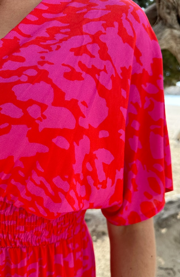Maxi Dress Fuchsia – shoparchief, foto 4