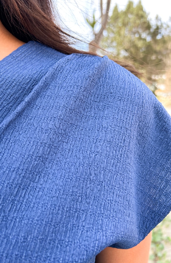 Paris V-Top Jeans Blue – shoparchief, foto 6