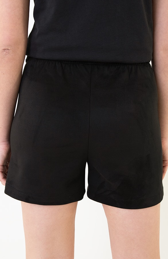 Suede Short Zwart – shoparchief, foto 5