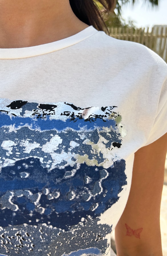 Top Animal Print Blauw – shoparchief, foto 8