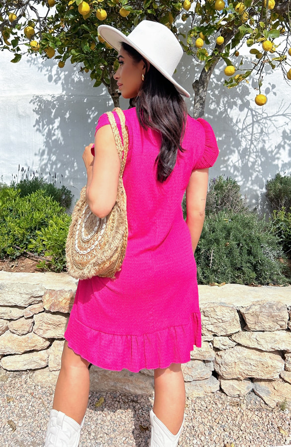Tuniek Jurk Rome Fuchsia – shoparchief, foto 4