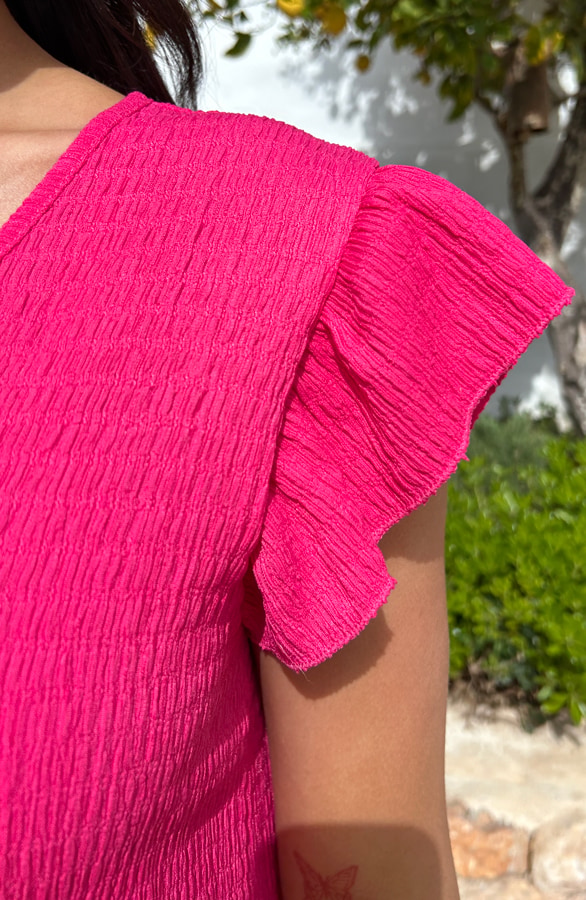 Tuniek Jurk Rome Fuchsia – shoparchief, foto 6