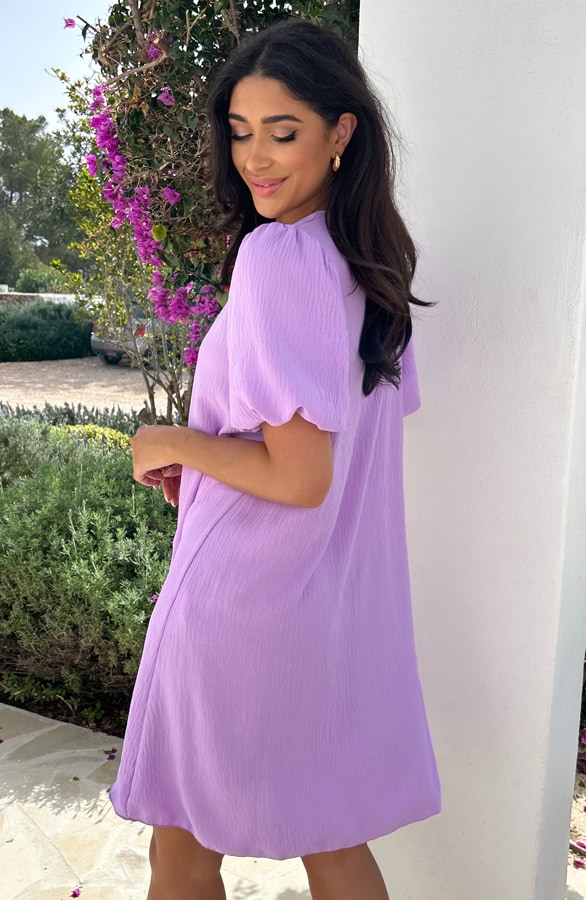 Valencia Jurk Lila – shoparchief, foto 4
