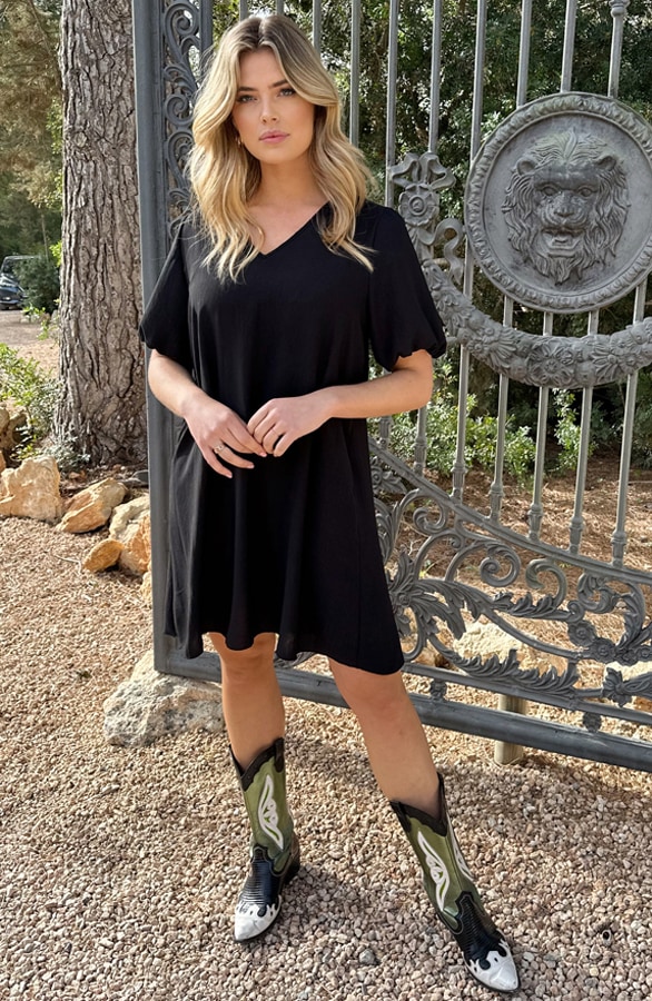 Valencia Jurk Zwart – shoparchief, foto 4