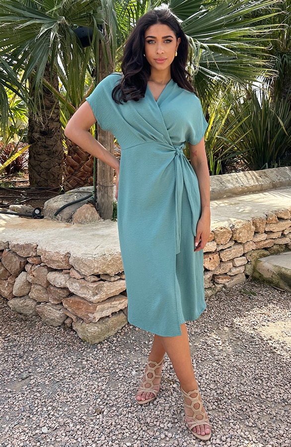 Wrap Dress Monaco Mint – shoparchief