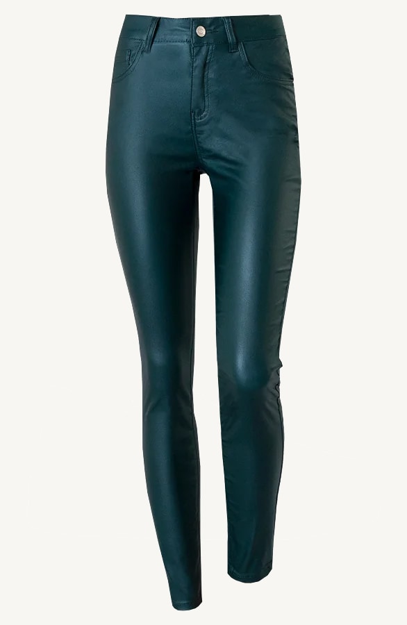 Coating Jeans Emerald Green – shoparchief, foto 7