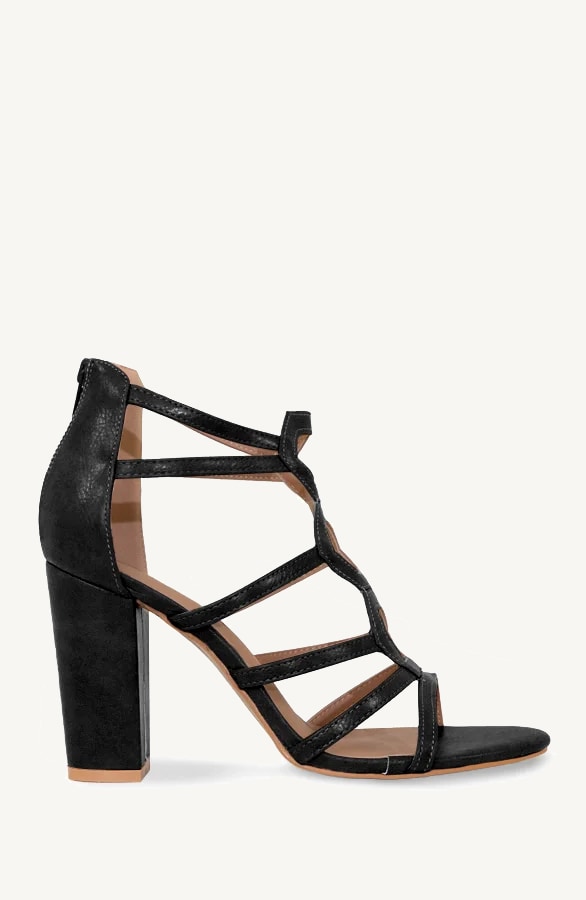 Gladiator Heels Milano Zwart – shoparchief