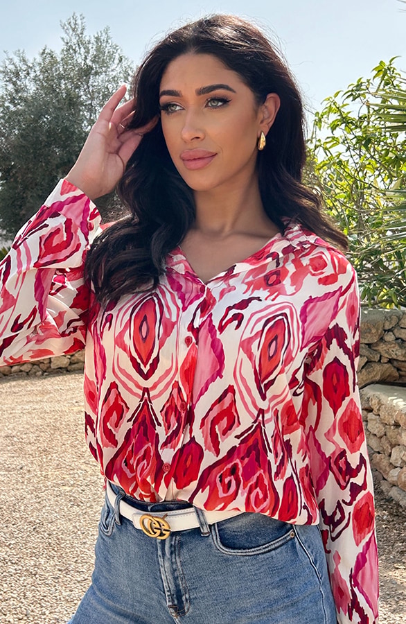 Katoenen Blouse Aztec Exclusive – shoparchief