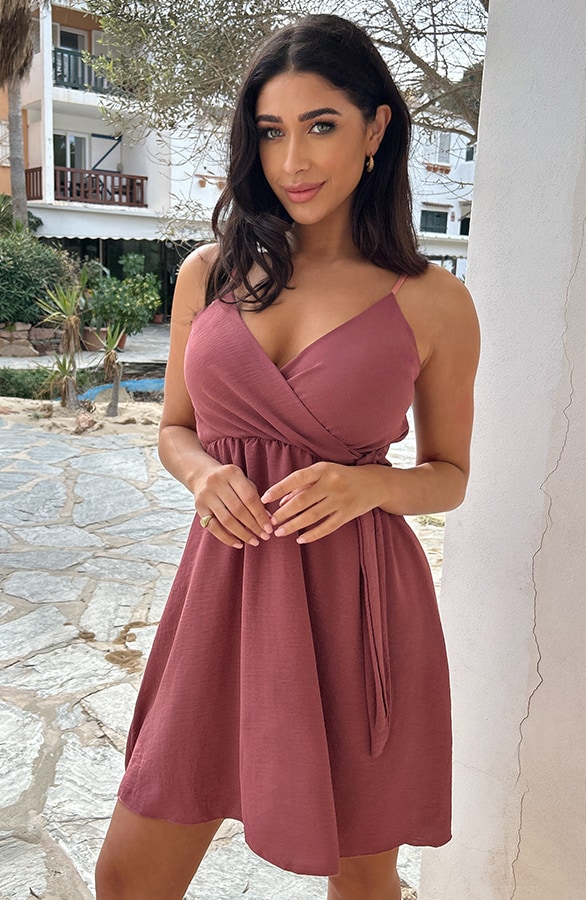 Maledives Spaghetti Jurk Dust Roze – shoparchief, foto 7