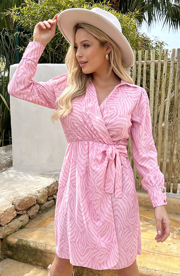 Overslag Jurk Pink – shoparchief