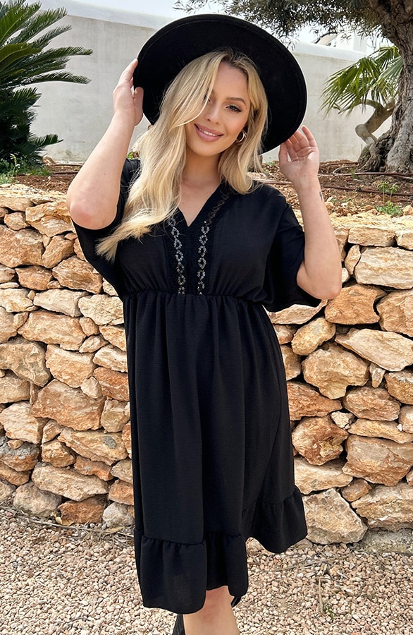 Positano Lace Tuniek Zwart – shoparchief, foto 2
