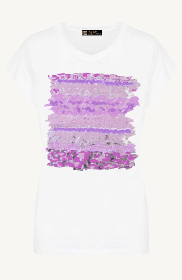 Top Animal Print Lila – shoparchief, foto 8