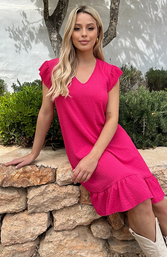 Tuniek Jurk Rome Fuchsia – shoparchief, foto 5