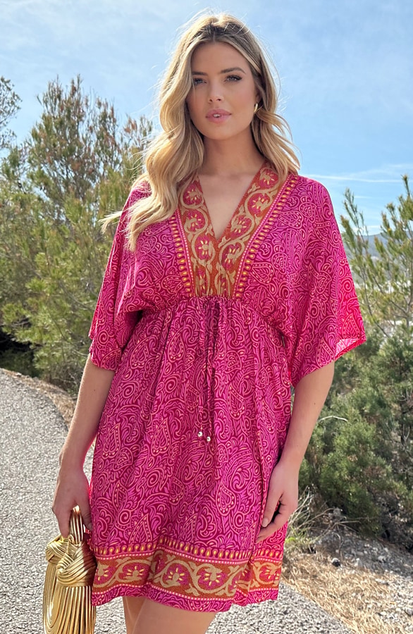 Bali Tuniek Katoen Roze – shoparchief, foto 2