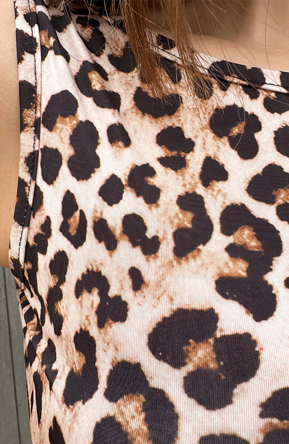 Cropped Top Leopard Print – shoparchief, foto 5