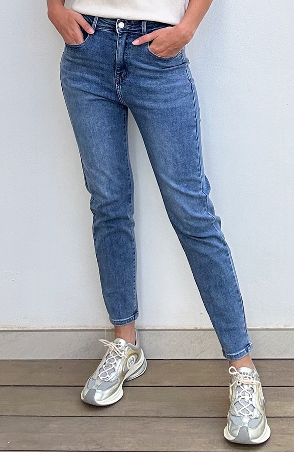 High Waist Jeans Straight Fit, Shoparchiv
