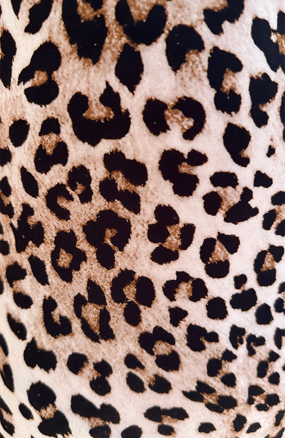 Leopard Slip Dress Jersey – shoparchief, foto 5