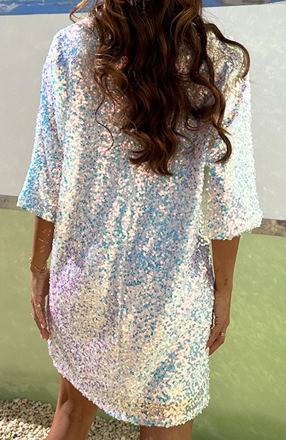 Limited Pailletten Tuniek Unicorn White – shoparchief, foto 3