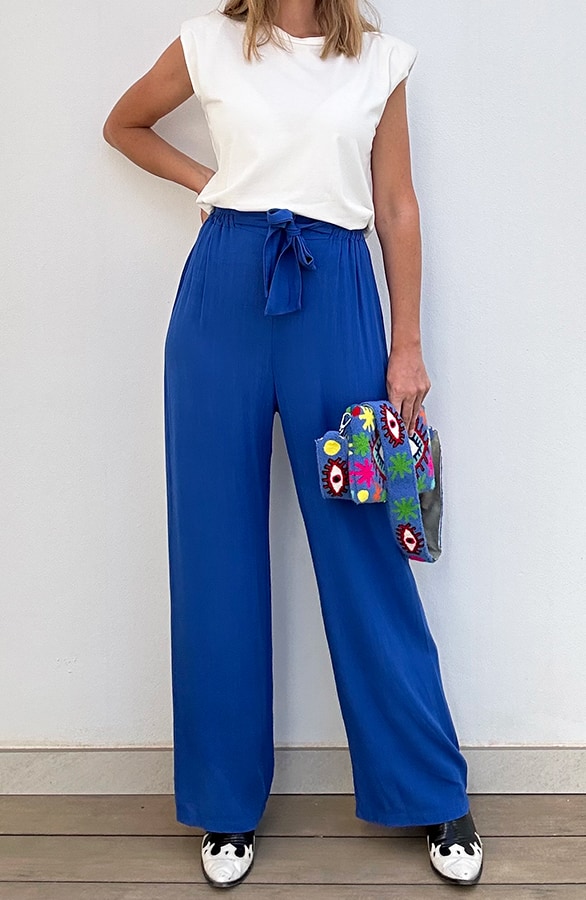 Linnen Broek Kobalt – shoparchief, foto 2