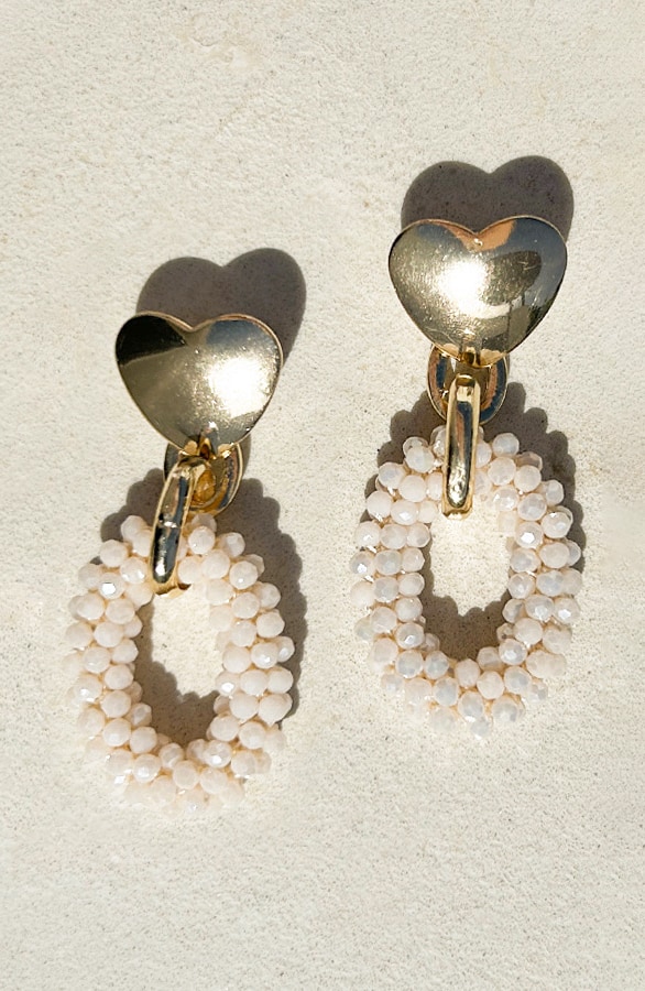 Lovely Beads Oorbellen Ecru – alle accessoires, foto 2